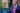 On one side, Lula da Silva with a stern expression, and on the other, Donald Trump holding a microphone mid-speech