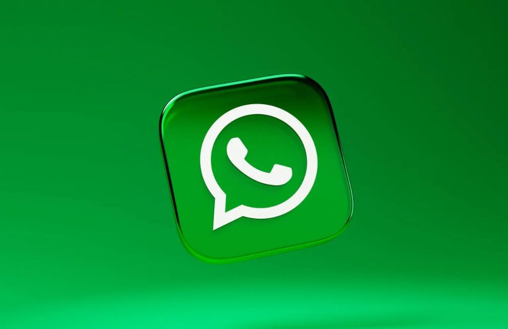 The WhatsApp logo with its signature green color and a phone icon in the center