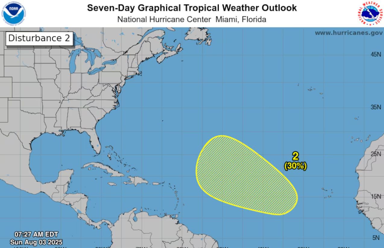 Tropical wave in the Atlantic could develop into a cyclone in the coming days