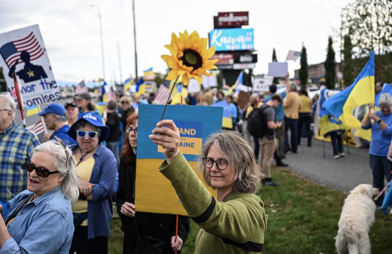 Alaska calls for peace: Protests erupt just before Trump and Putin summit