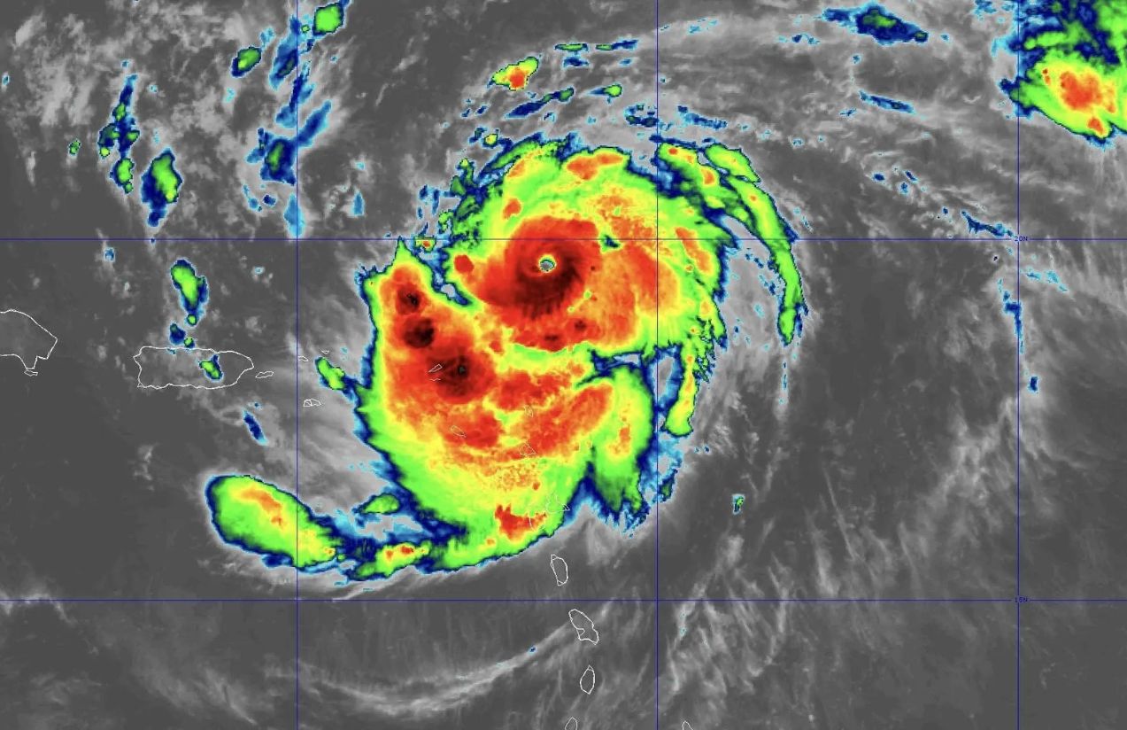 Hurricane Erin becomes category 5 after explosive intensification in the Atlantic Hurricane Erin becomes category 5 after explosive intensification in the Atlantic