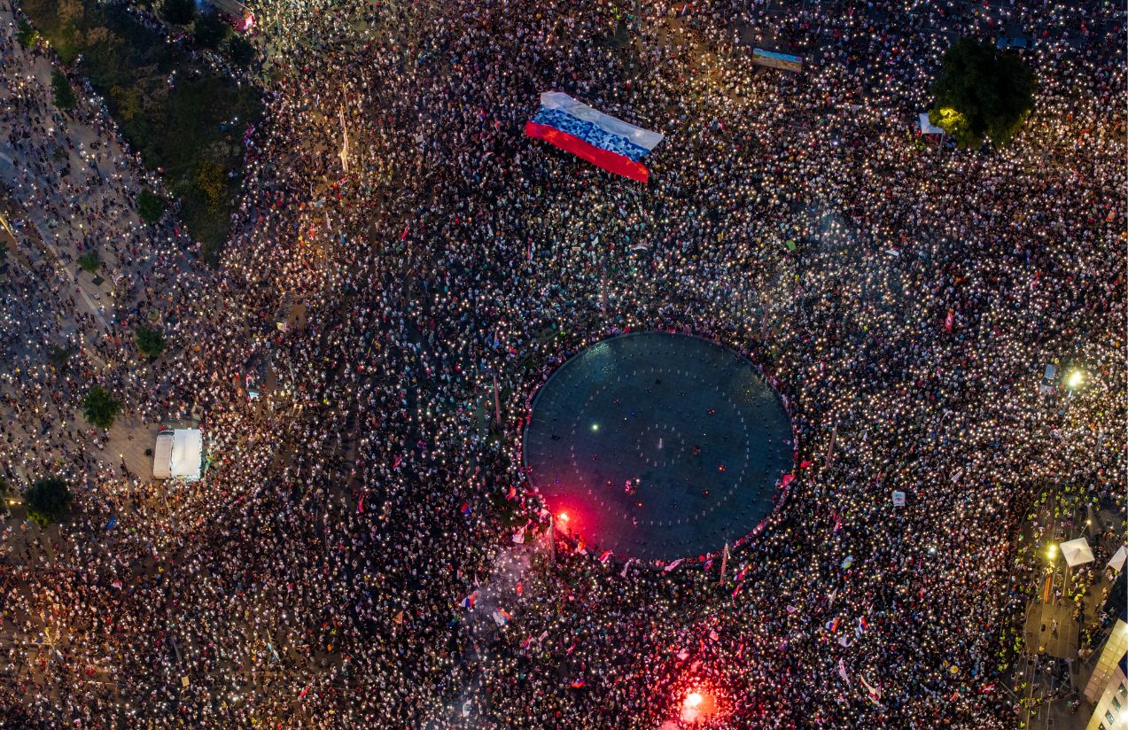 Serbia faces one of its most violent days after months of protests