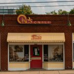 The famous chili restaurant in the United States with its red and yellow colors on the front