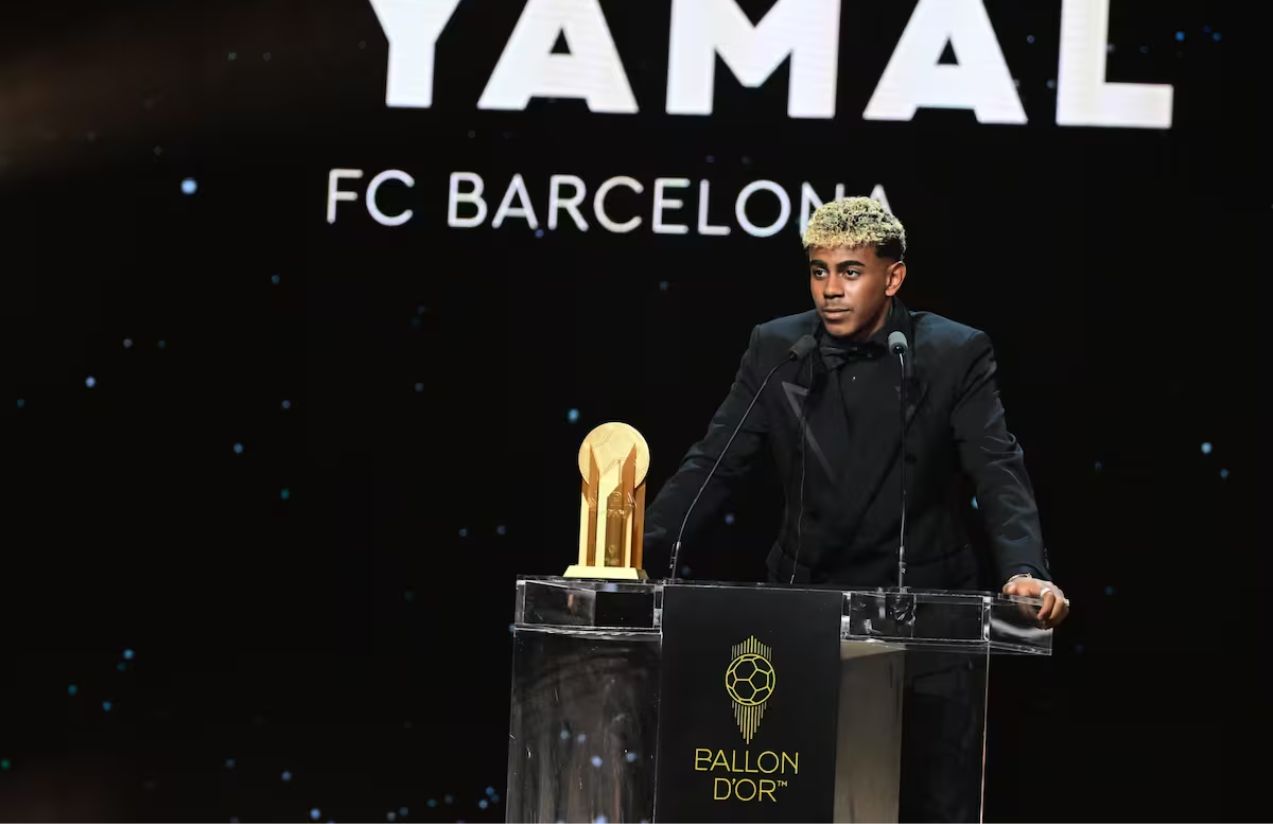 Lamine Yamal responds with grace after losing the Ballon d’Or