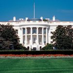 a panoramic image of the White House in the United States