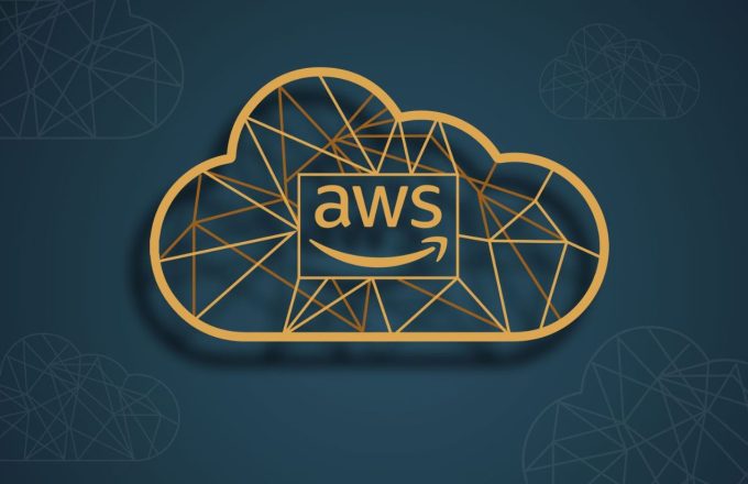 The Amazon Web Services outage reveals that the internet is in the hands of only three giants The initials AWS inside a cloud, all in gold with a dark blue background