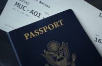 United States falls out of top 10 most powerful passports for the first time in two decades A U.S. passport holding an airplane ticket inside it
