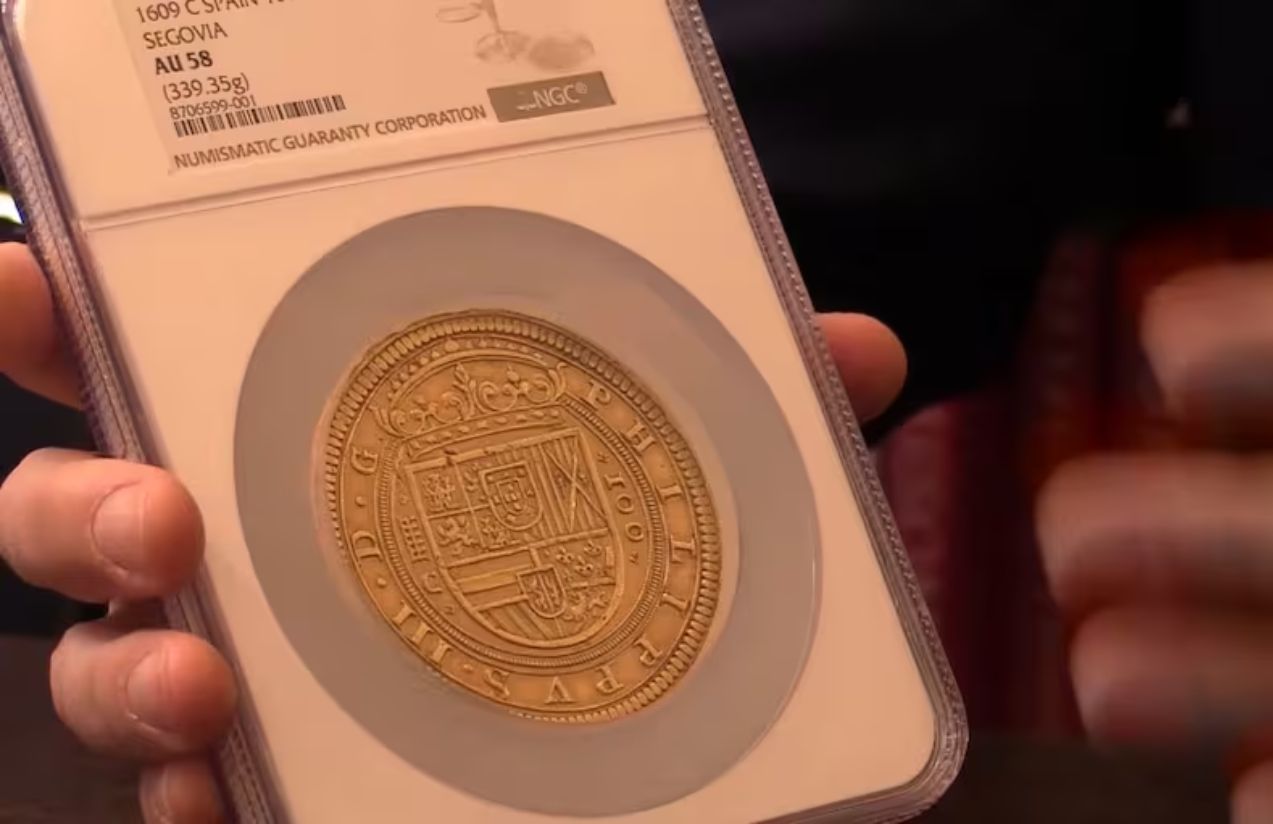 A spanish numismatic treasure resurfaces: The 1609 gold centén reaches a record value after 400 years