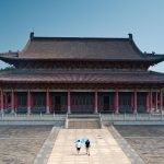 The historic palace captured in a photo from the main entrance