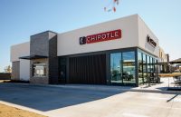 A Chipotle restaurant seen from the outside