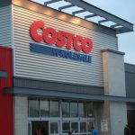 The front view of one of the Costco franchise locations in the United States