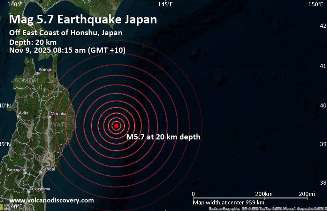 Japan issues tsunami advisory after 6.7 magnitude earthquake
