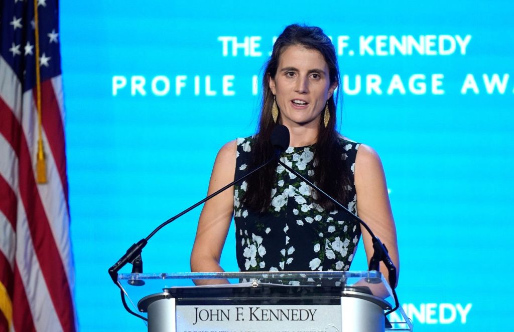 The granddaughter of JFK speaking publicly about her health situation