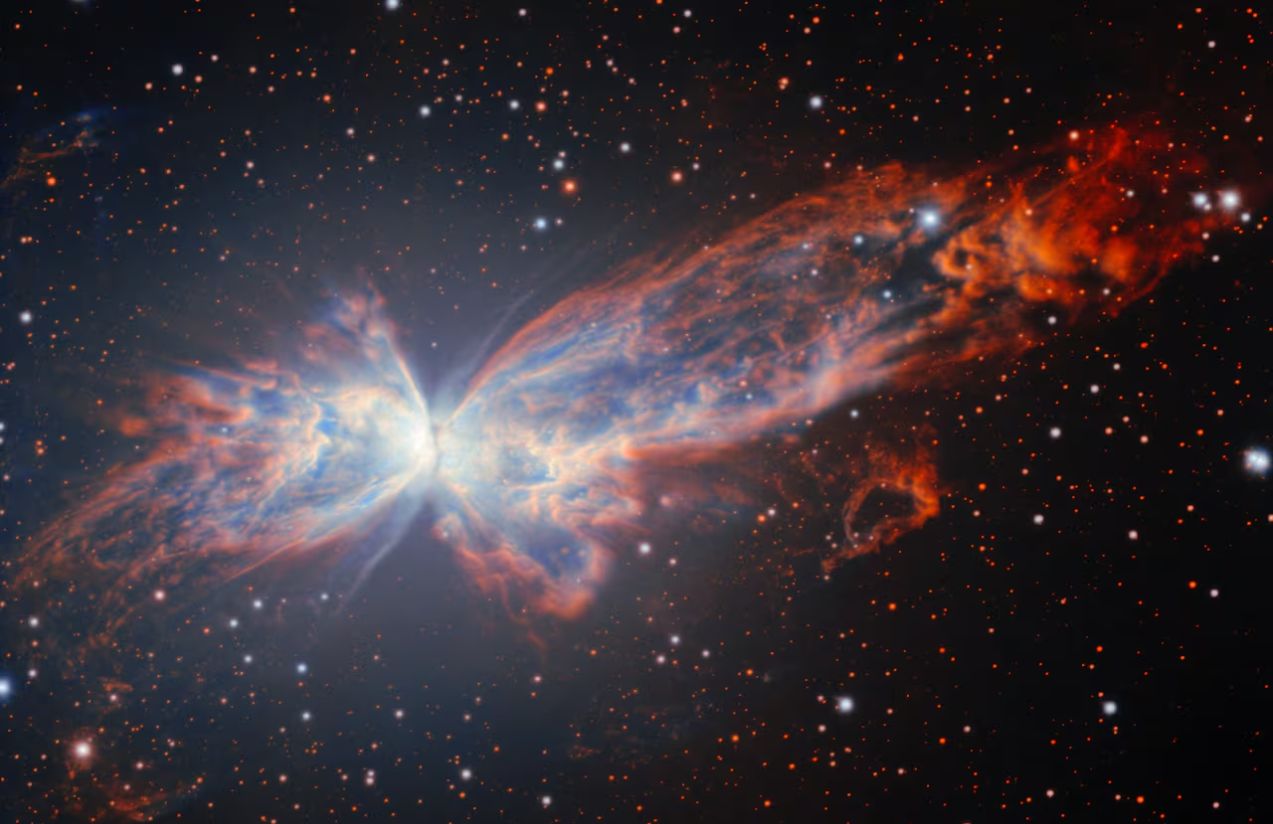 Cosmic butterfly: A telescope in Chile captures a stunning image of the Butterfly Nebula