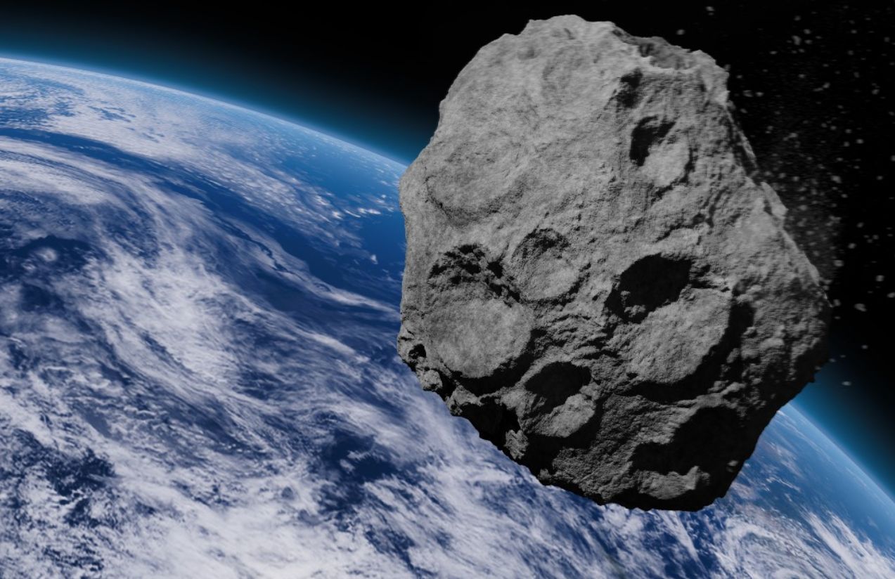 A large asteroid approaching Earth
