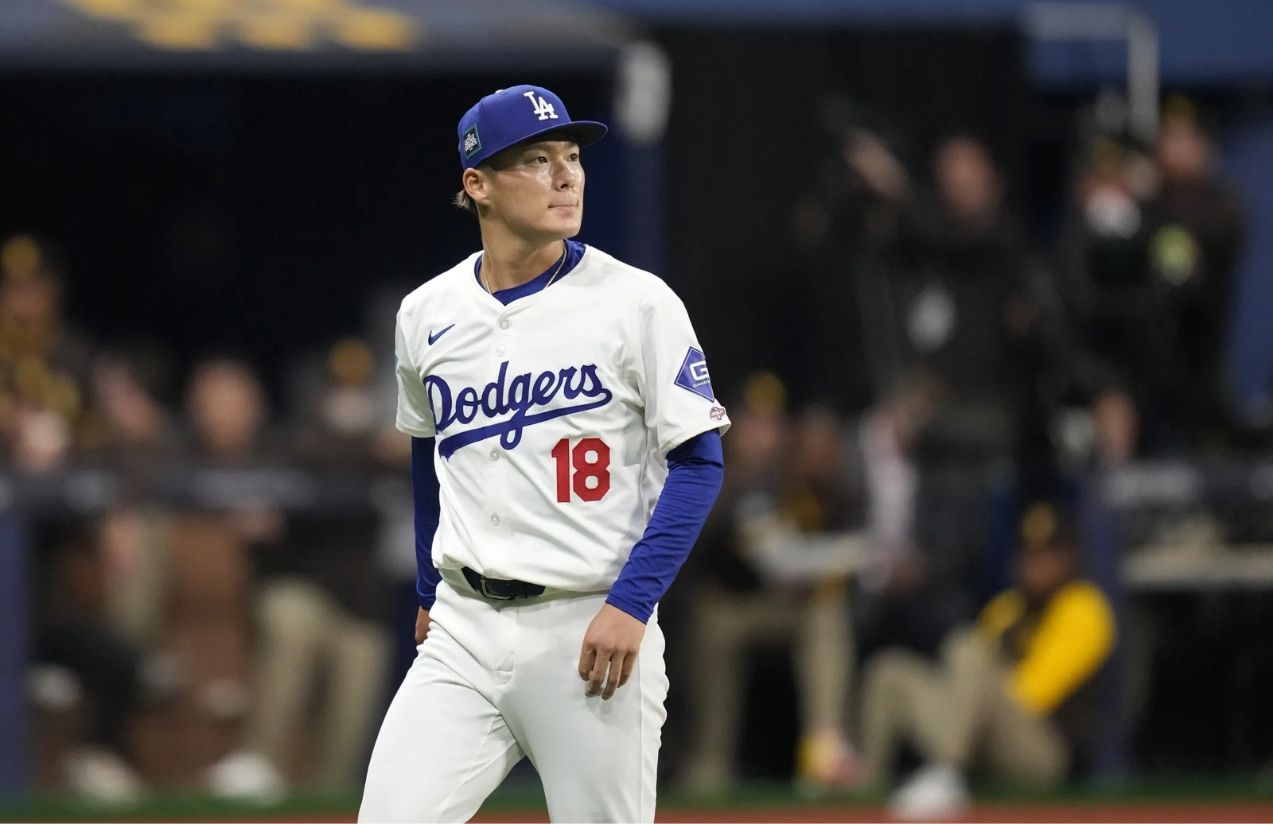 The Japanese pitcher walking seriously after the show he’s putting on
