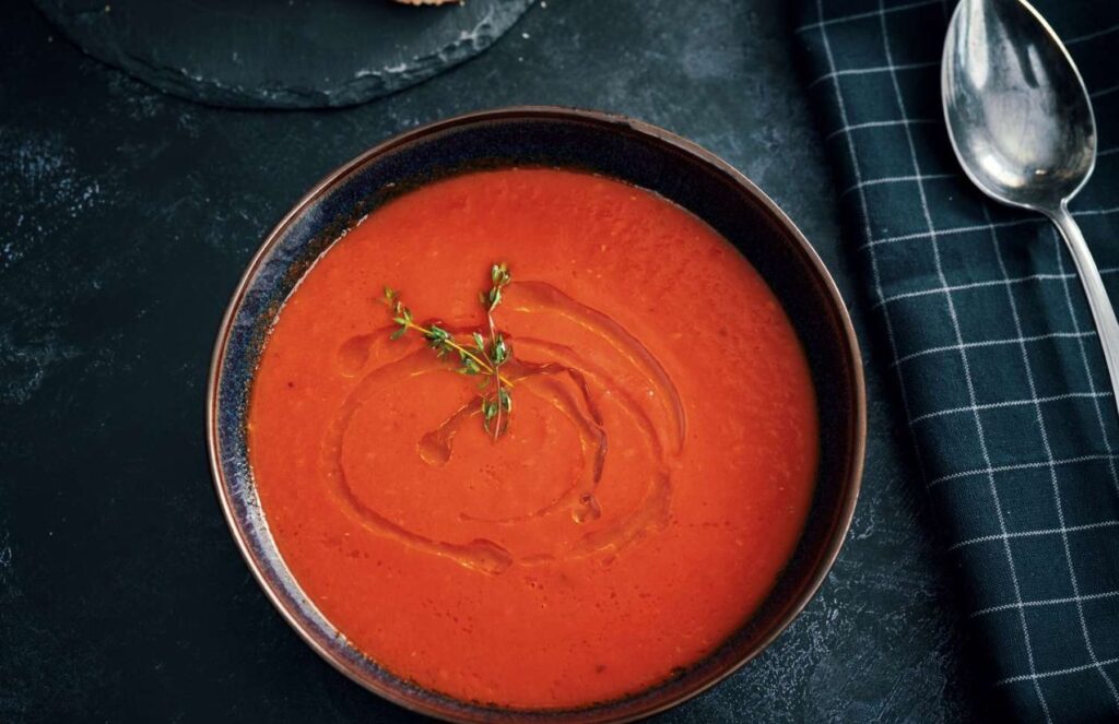 FDA orders recall of popular soup in 14 states due to risk of severe allergic reactions The famous American tomato soup served in a bowl on a table