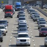 A Florida highway filled with cars