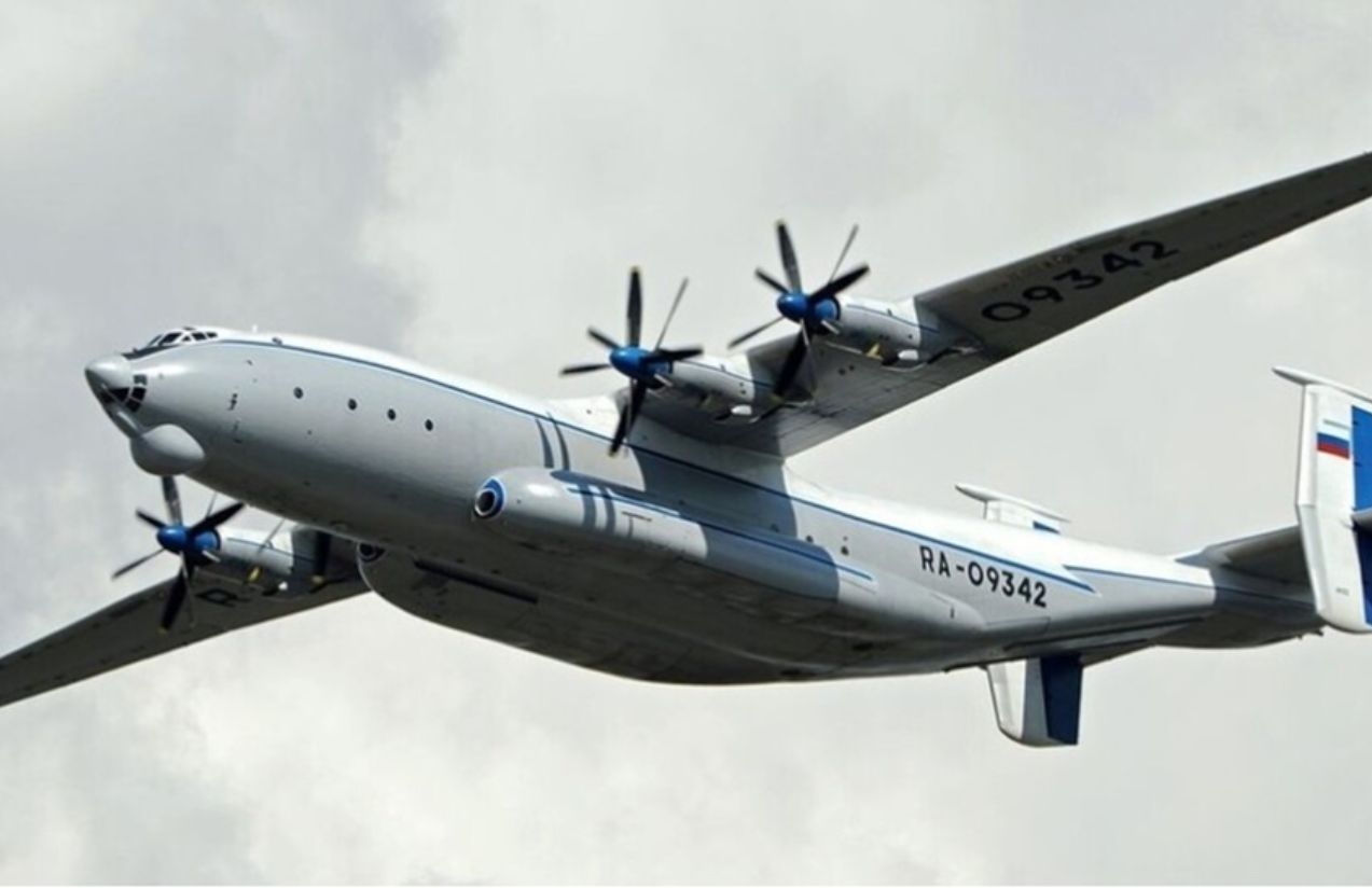 Russian An-22 military plane crashes, leaving at least seven dead
