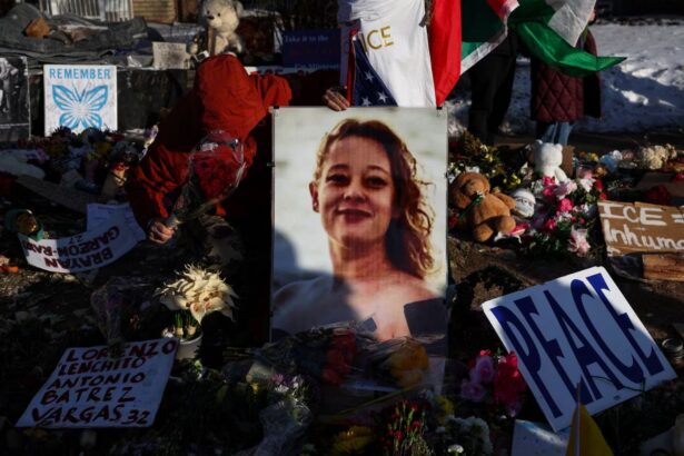 Many people protesting over Renee’s death, bringing numerous flowers to the scene of the incident and displaying a beautiful enlarged photo of the deceased