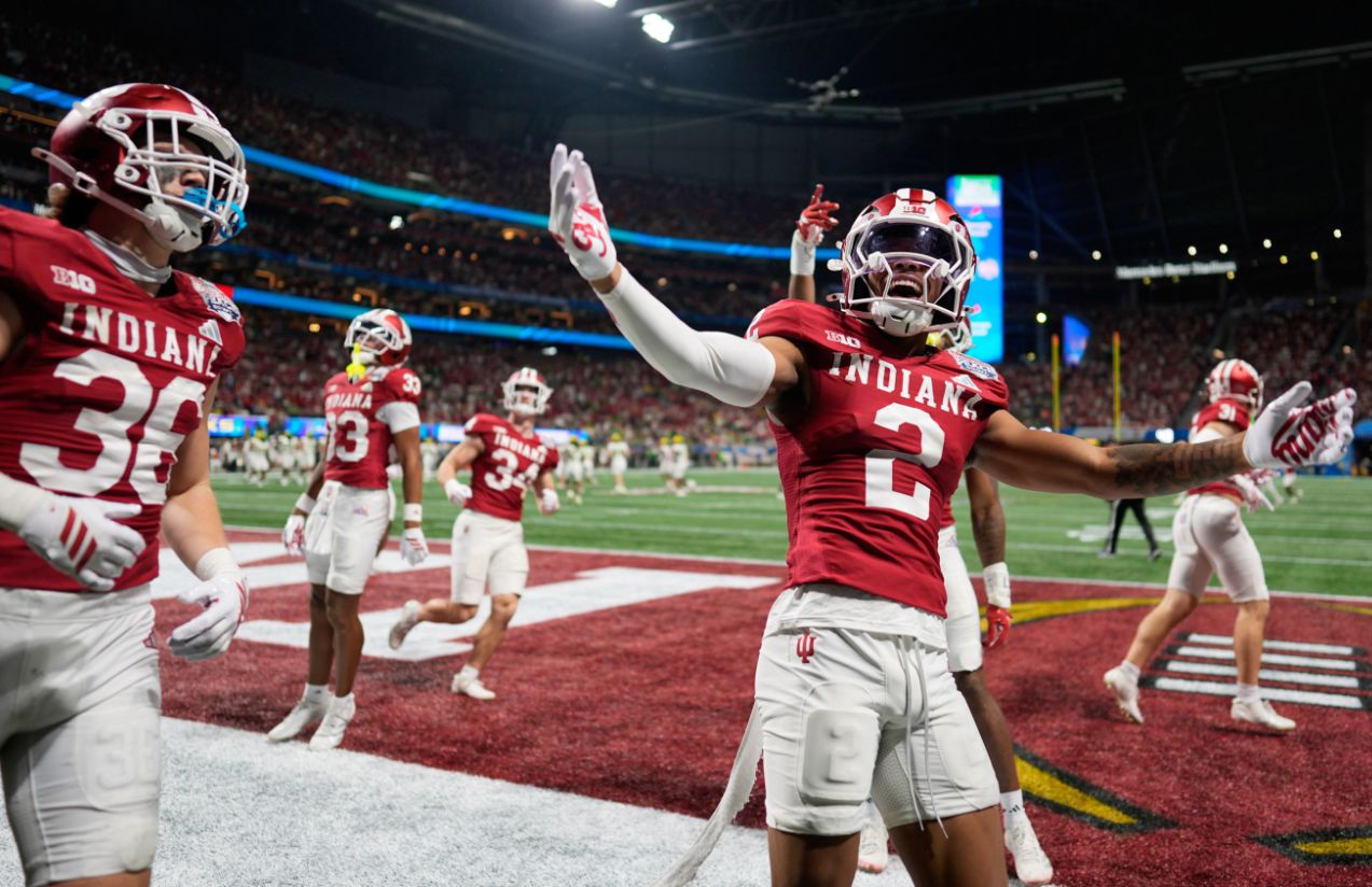 Indiana completes an unbeaten season and wins its first national title after defeating Miami
