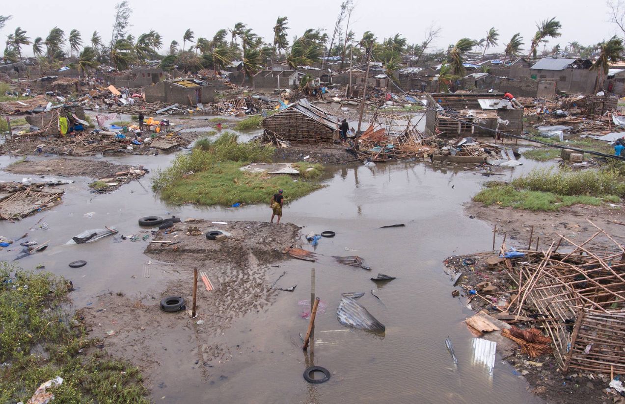 Historic floods in Mozambique displace nearly 400,000 people