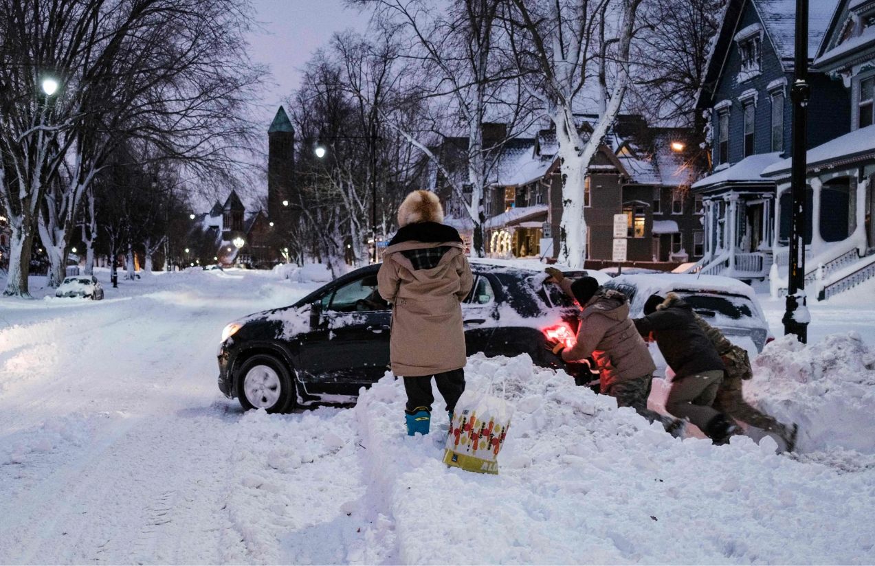 Travelers face a chaotic week after a winter storm hits the United States