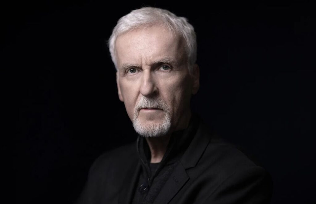 How James Cameron began in Hollywood before becoming a film giant James Cameron posing in an elegant suit against a black background
