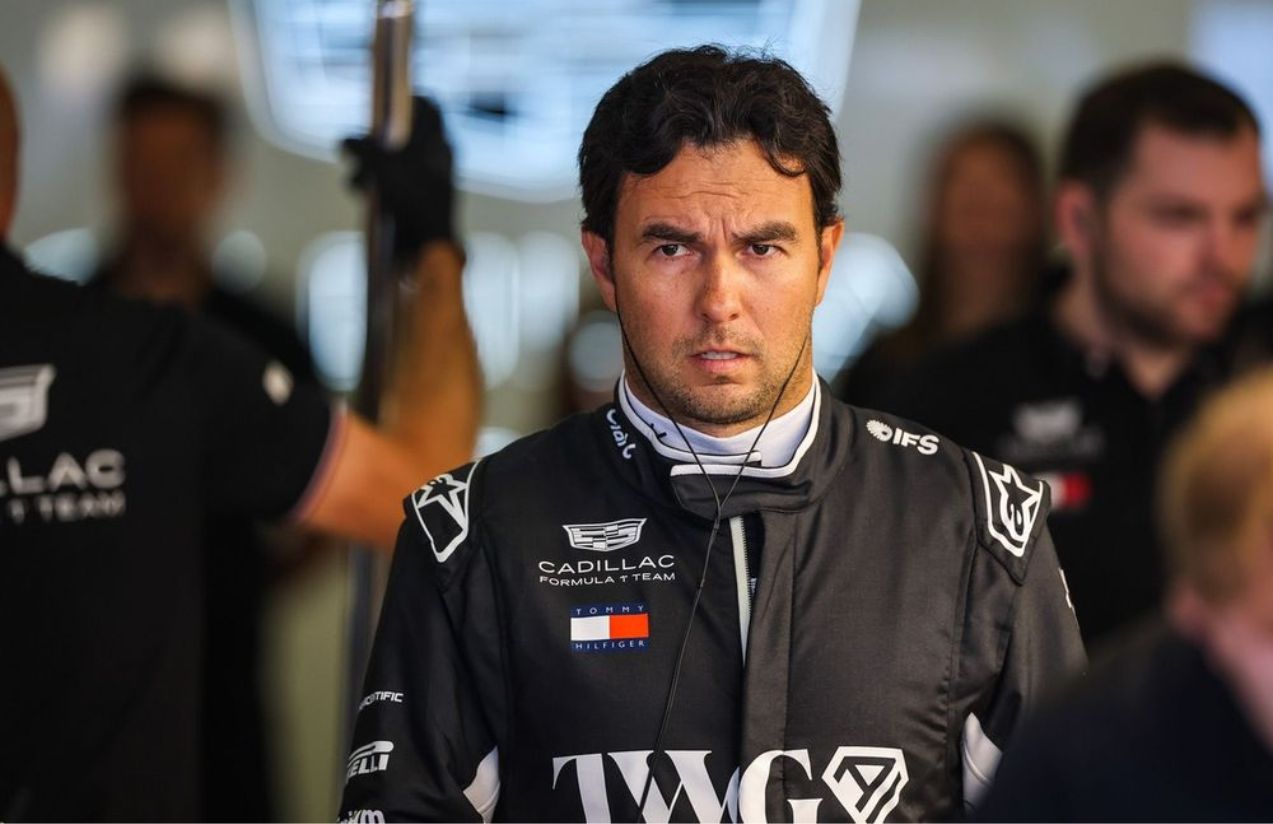 The Mexican driver looking very focused before starting a Formula 1 race