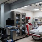 A hospital room with all its equipment ready to be used by patients