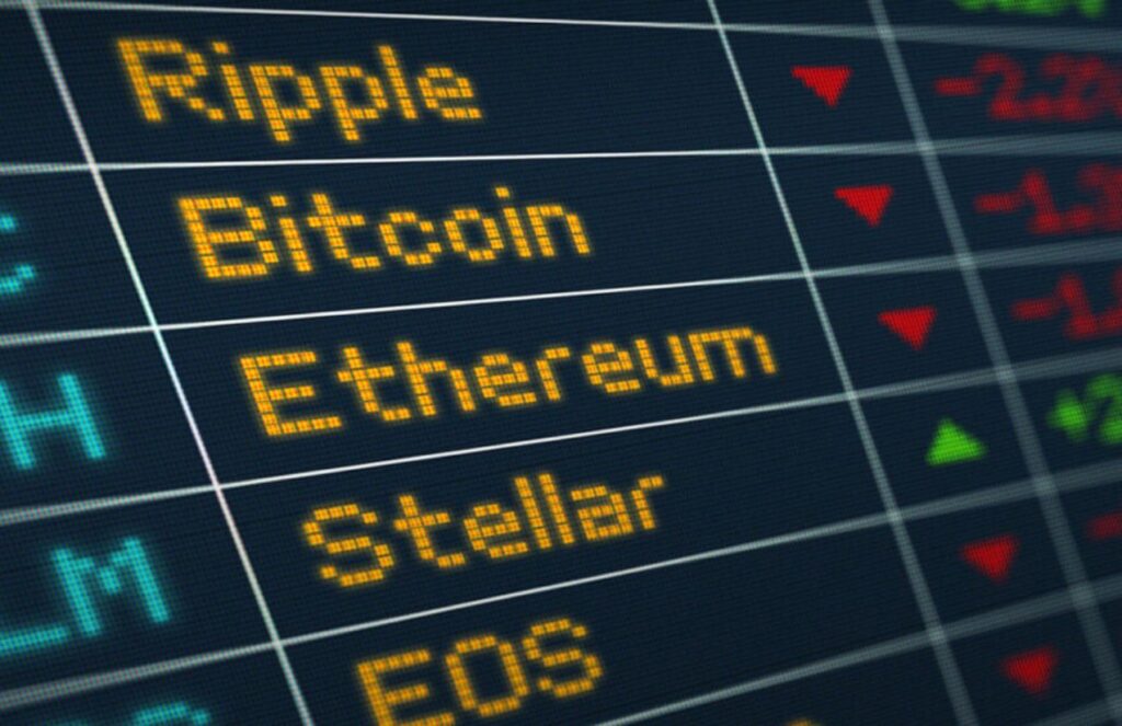 Iran’s digital blackout paralyzes a $11 billion crypto market A TV screen showing the crypto market in negative territory