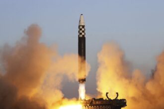 North Korea launches missile into the sea, raising tensions on the Korean Peninsula