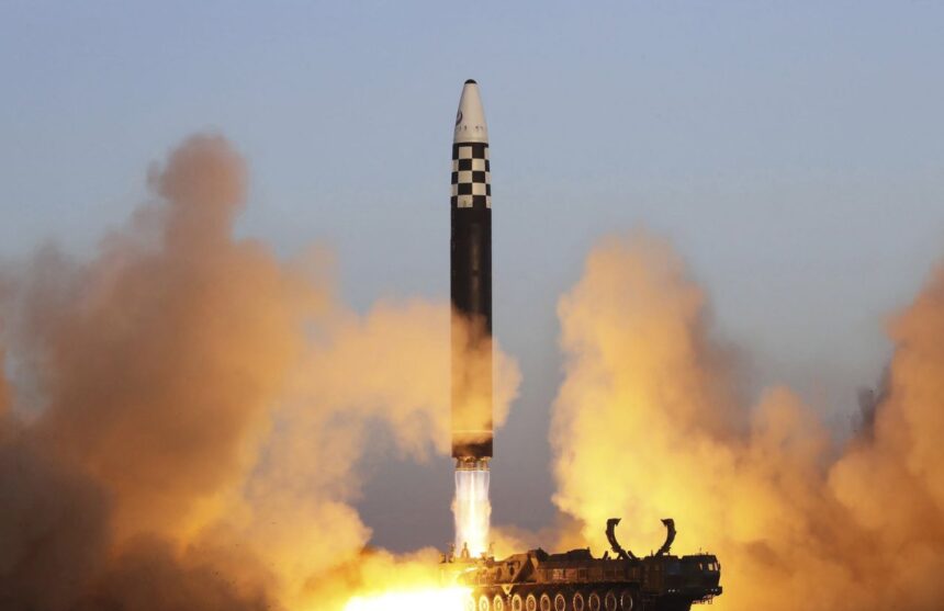 North Korea launches missile into the sea, raising tensions on the Korean Peninsula