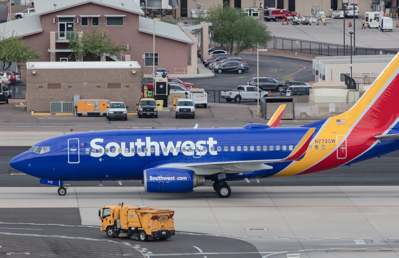 Southwest Airlines cancels flights at two major United States airports