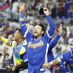 Several Venezuelan players very euphoric after the victory against Japan