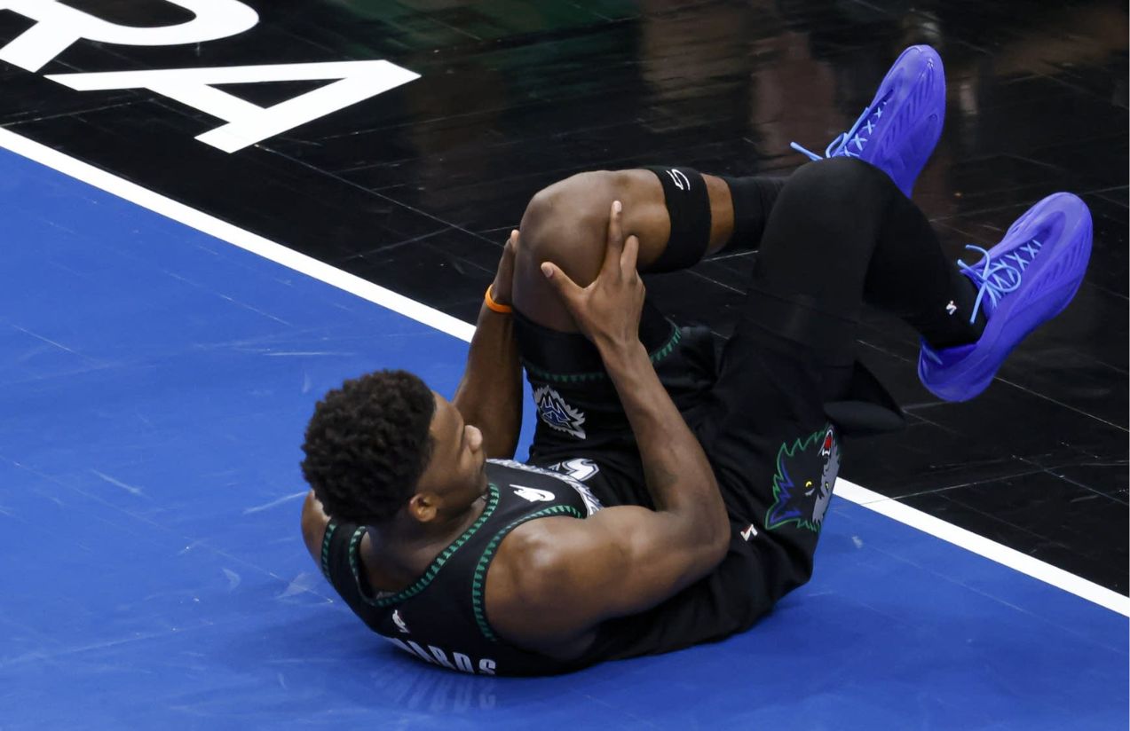 The Minnesota Timberwolves strike against the Denver Nuggets but lose Anthony Edwards in a bittersweet night