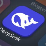 A smartphone with the DeepSeek app installed on its system.