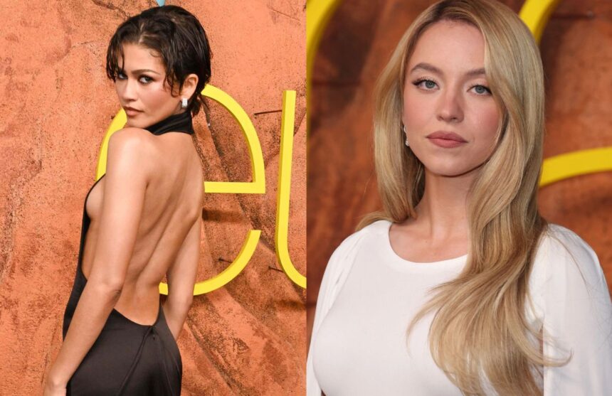 Two of the main actresses from Euphoria on the red carpet at the premiere of the first episode of the third season.