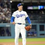The incredible Japanese star on the mound celebrating a strikeout against one of his opponents.