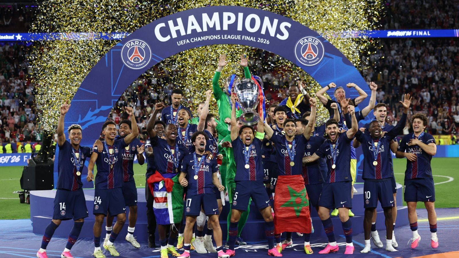 Paris Saint-Germain conquers Europe again and wins back-to-back Champions League titles Paris Saint-Germain conquers Europe again and wins back-to-back Champions League titles