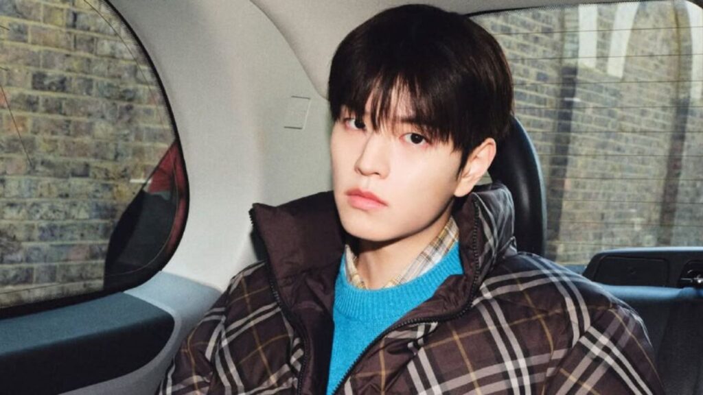 Seungmin suffers fracture and will not perform with Stray Kids at the Governors Ball in New York The South Korean artist sitting inside a car for a photoshoot.