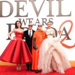 The stars of the iconic movie on a promotional red carpet for the same film.