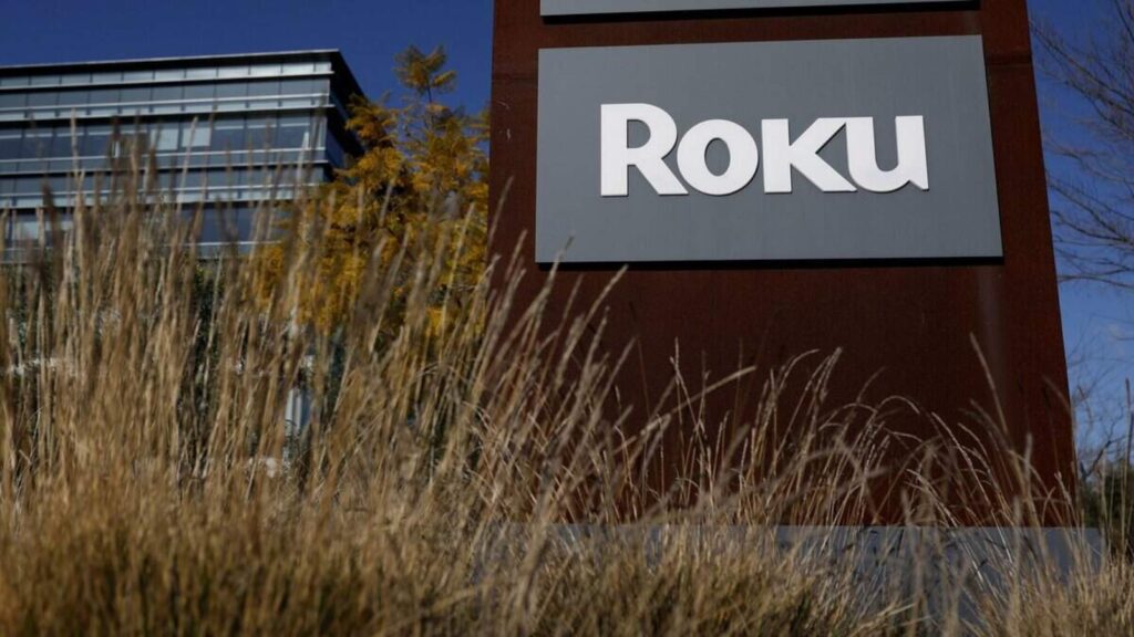 Fox makes a bold bet on Roku in a $22 billion deal A very large building with a sign that says “ROKU” across its entire front