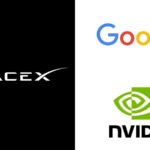 The logos of the three major companies
