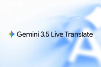 A promotional image of the new Google Translate powered by Gemini AI