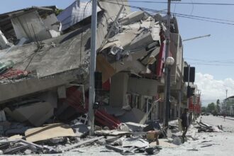 A Jollibee restaurant in Thailand completely destroyed after the powerful earthquake