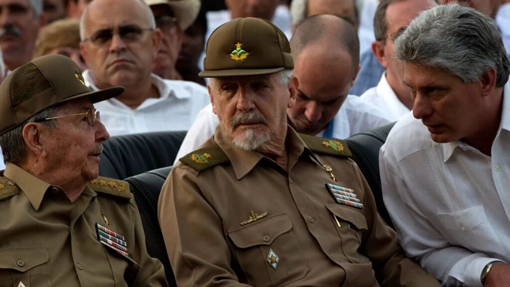 Ramiro Valdés, historic commander of the Cuban revolution, dies The Cuban commander and politician seated with two of his companions on either side
