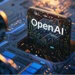 An OpenAI microchip installed on a motherboard