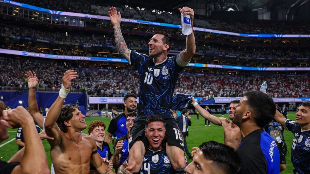 FIFA opens disciplinary proceedings against argentina following incidents at the 2026 World Cup Lionel Messi being carried by his teammates after securing a dramatic victory