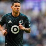 James Rodríguez says goodbye to MLS as Minnesota officially announces his departure The Colombian midfielder running in his black uniform during a soccer match